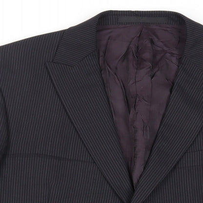 Mens UK Size 42 Marks and Spencer Regular Black Suit Jacket