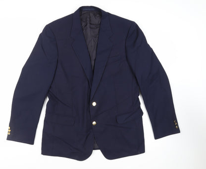 Mens UK Size 42 Wellington Regular Blue Suit Jacket