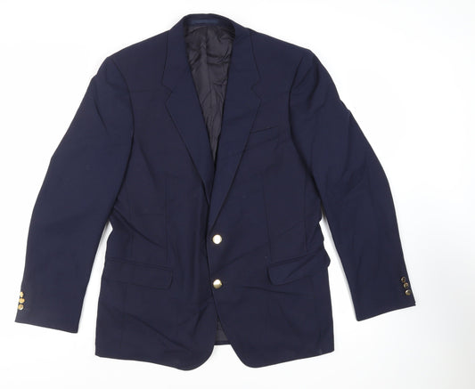 Mens UK Size 42 Wellington Regular Blue Suit Jacket