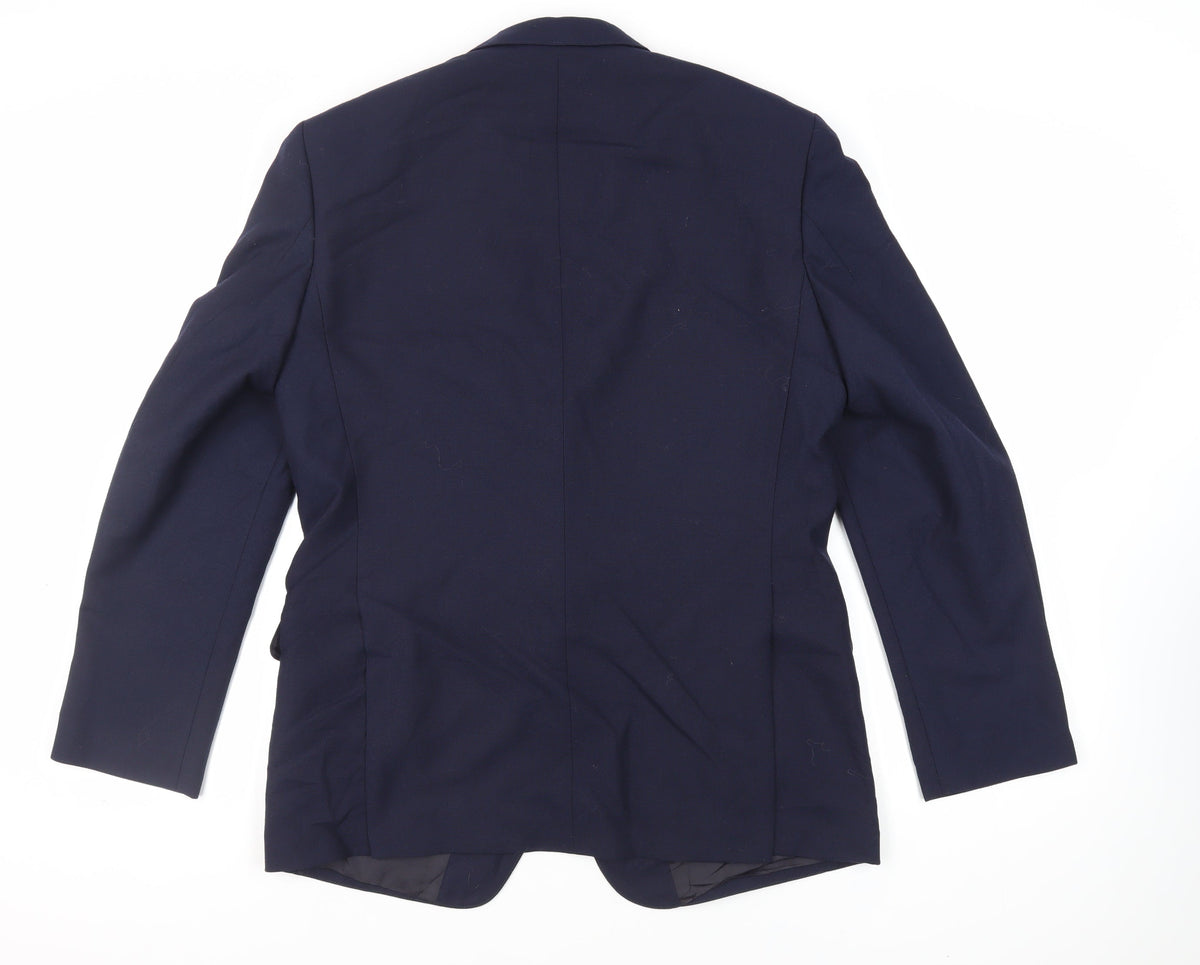 Mens UK Size 42 Wellington Regular Blue Suit Jacket