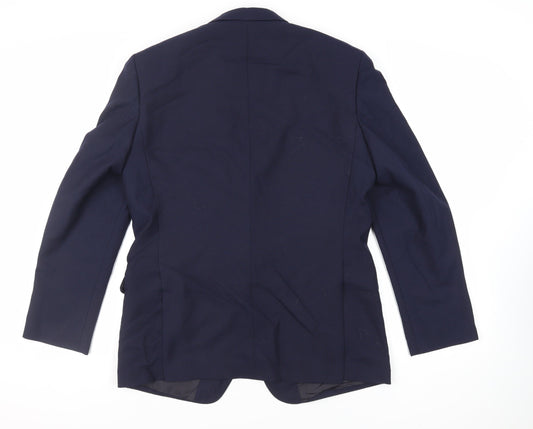 Mens UK Size 42 Wellington Regular Blue Suit Jacket