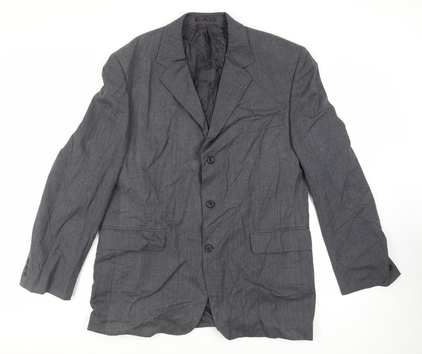Mens UK Size 44 Burton Regular Grey Suit Jacket