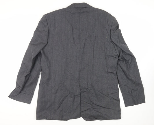 Mens UK Size 44 Burton Regular Grey Suit Jacket