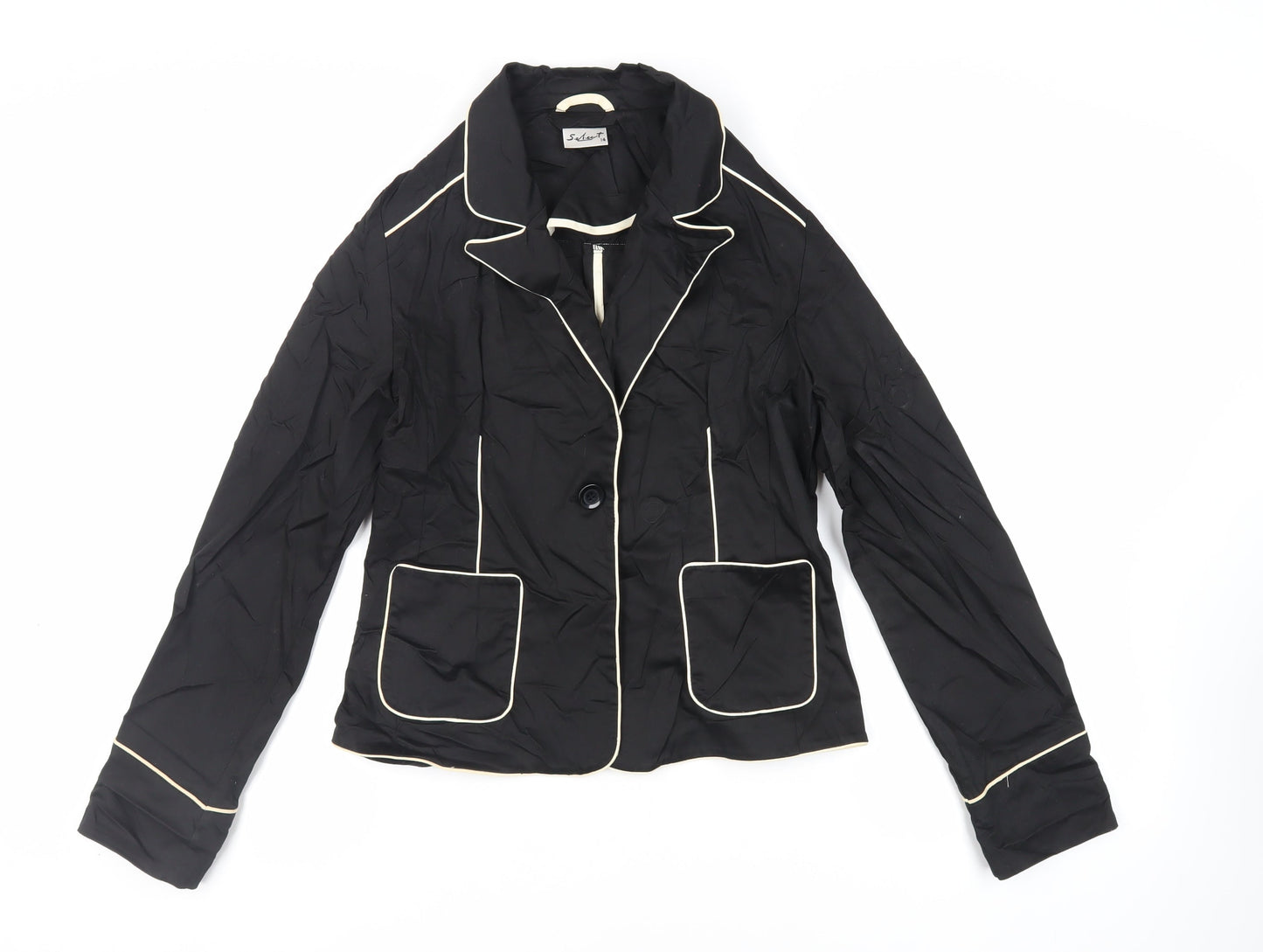 Womens UK Size 14 Select Black Jacket