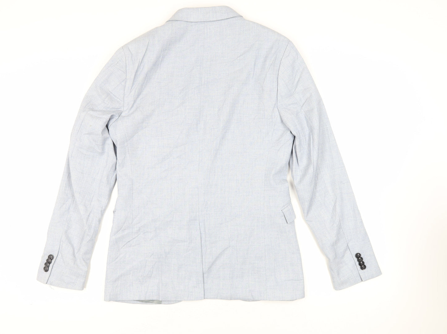 Mens UK Size 38 Topman Regular Blue Suit Jacket