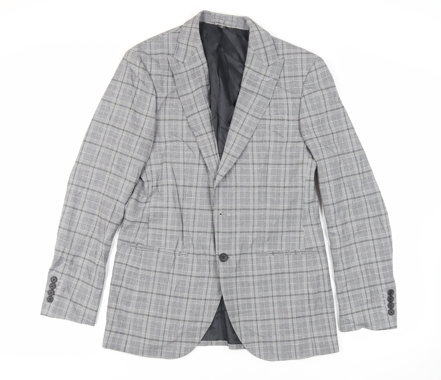 Mens UK Size 38 Marks and Spencer Regular Grey Suit Jacket