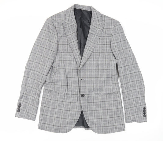 Mens UK Size 38 Marks and Spencer Regular Grey Suit Jacket