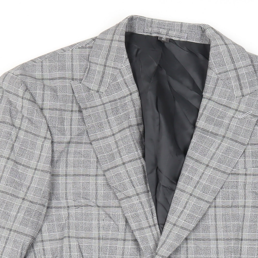 Mens UK Size 38 Marks and Spencer Regular Grey Suit Jacket