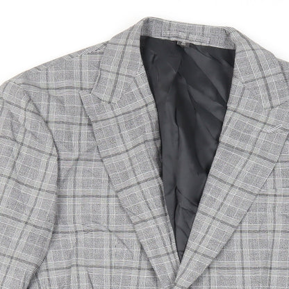 Mens UK Size 38 Marks and Spencer Regular Grey Suit Jacket