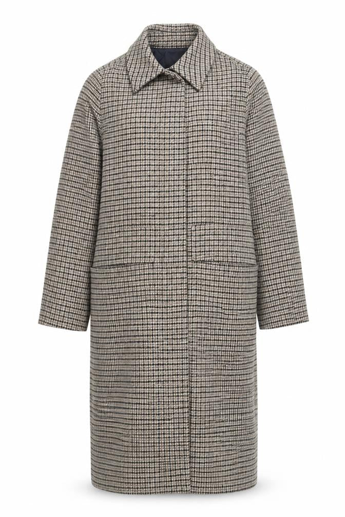 Womens UK Size 12 VILA Brown Overcoat