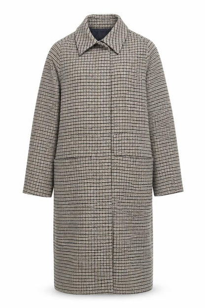 Womens UK Size 12 VILA Brown Overcoat