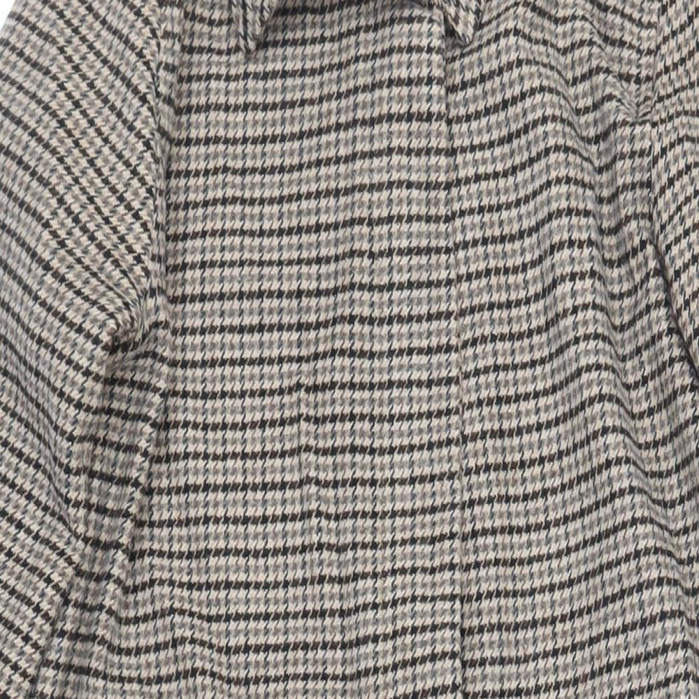 Womens UK Size 12 VILA Brown Overcoat