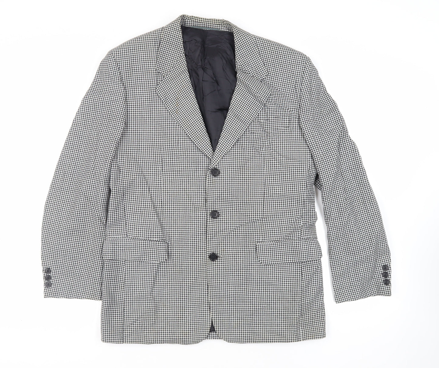 Mens UK Size 40 Weidenmann Regular Black Suit Jacket