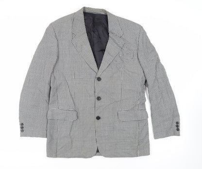 Mens UK Size 40 Weidenmann Regular Black Suit Jacket