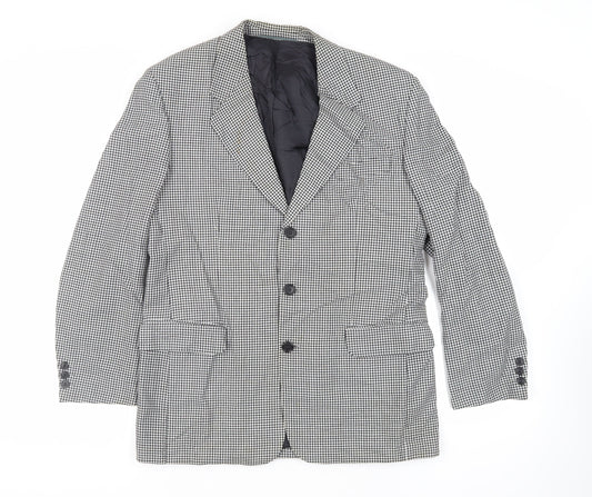 Mens UK Size 40 Weidenmann Regular Black Suit Jacket