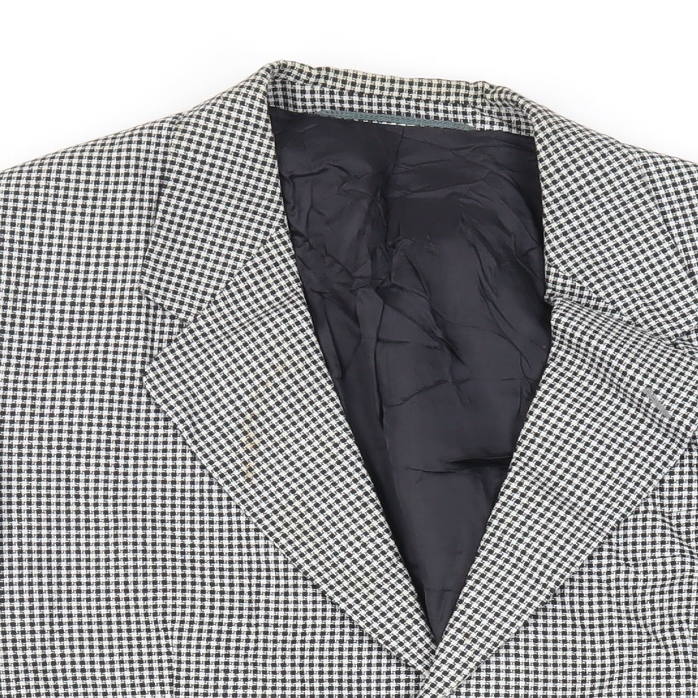 Mens UK Size 40 Weidenmann Regular Black Suit Jacket