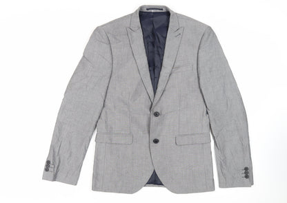 Mens UK Size 38 NEXT Regular Grey Suit Jacket