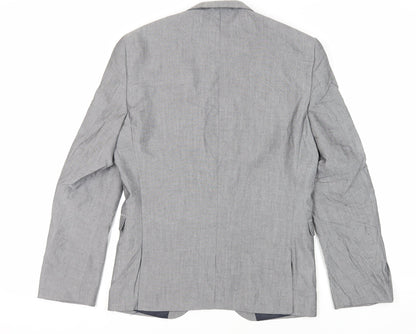 Mens UK Size 38 NEXT Regular Grey Suit Jacket