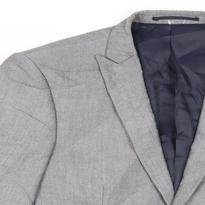 Mens UK Size 38 NEXT Regular Grey Suit Jacket
