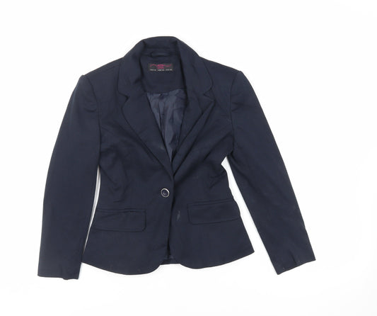 Womens UK Size 6 New Look Blue Jacket