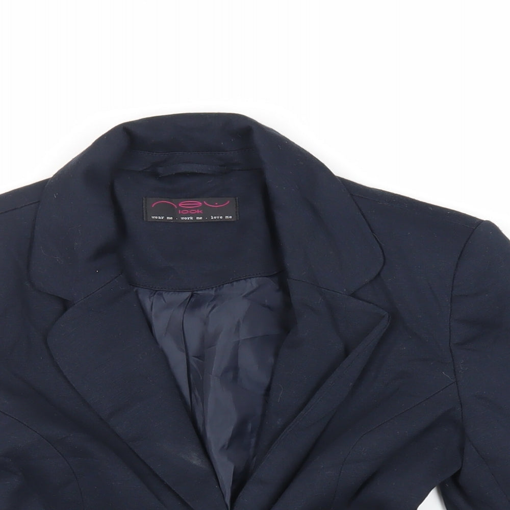 Womens UK Size 6 New Look Blue Jacket
