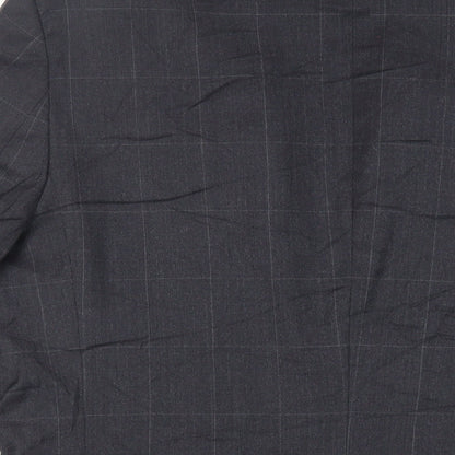 Mens UK Size 42 Paul Costelloe Regular Black Suit Jacket