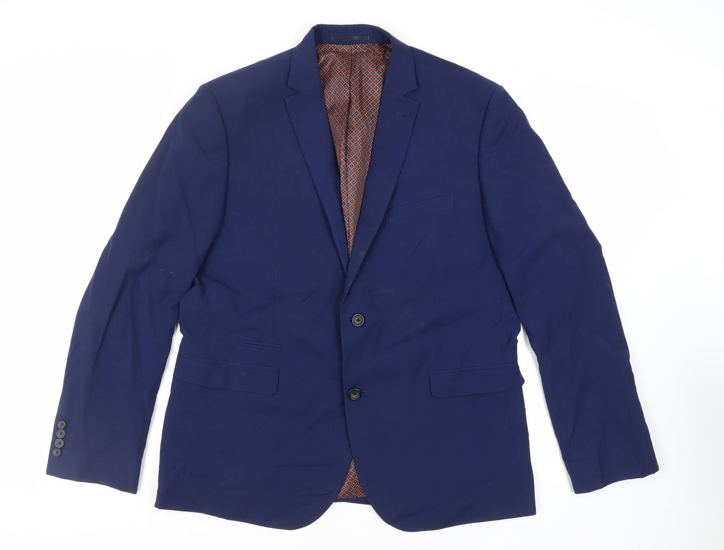 Mens UK Size 46 NEXT Regular Blue Suit Jacket
