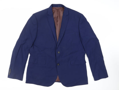 Mens UK Size 46 NEXT Regular Blue Suit Jacket
