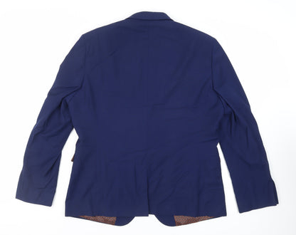 Mens UK Size 46 NEXT Regular Blue Suit Jacket