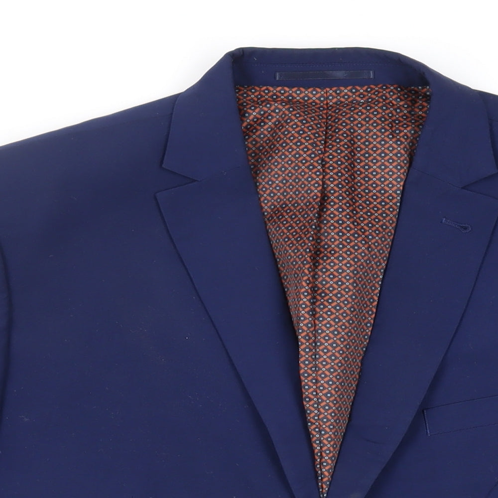 Mens UK Size 46 NEXT Regular Blue Suit Jacket