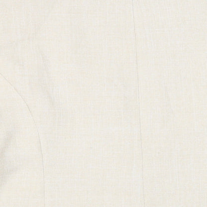 Classics Womens Beige Jacket Blazer Size 16 Button