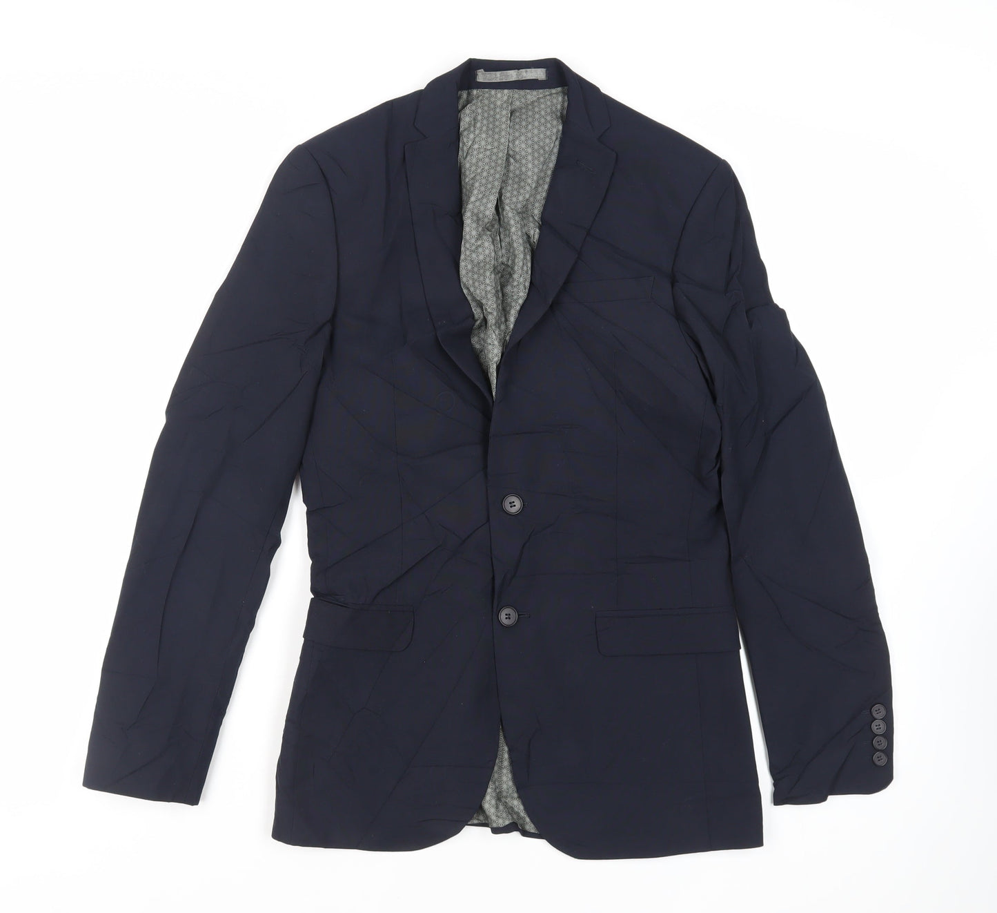 Mens UK Size 36 Limehaus Regular Blue Suit Jacket