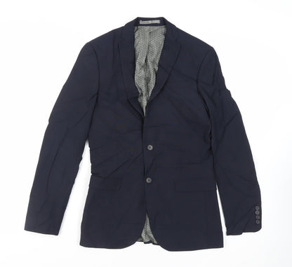 Mens UK Size 36 Limehaus Regular Blue Suit Jacket