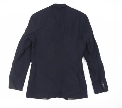Mens UK Size 36 Limehaus Regular Blue Suit Jacket