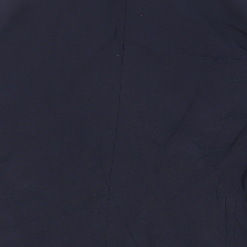 AMARANTO Womens Blue Jacket Blazer Size 18 Button