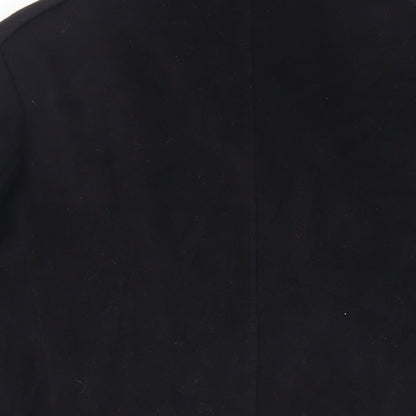 Mens UK Size M Remus Uomo Black Pea Coat