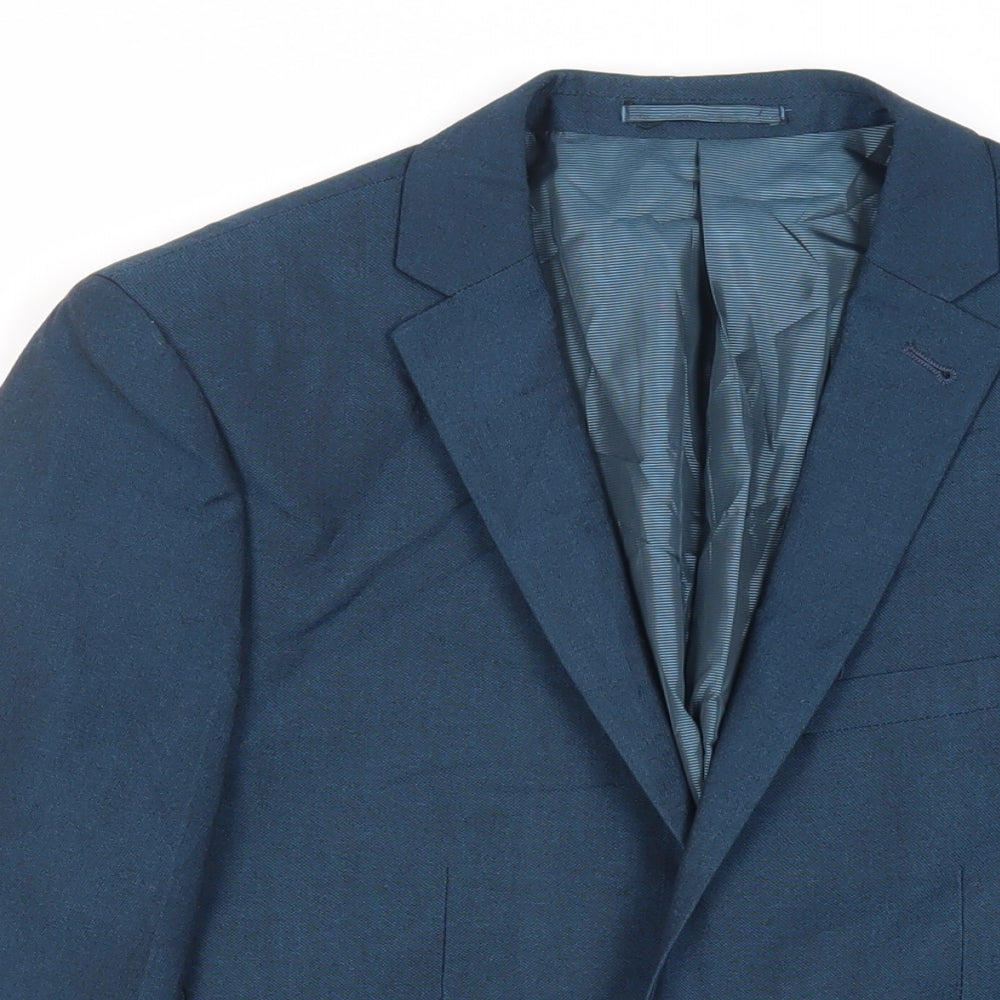 Mens UK Size 36 OneSix5ive Regular Green Suit Jacket