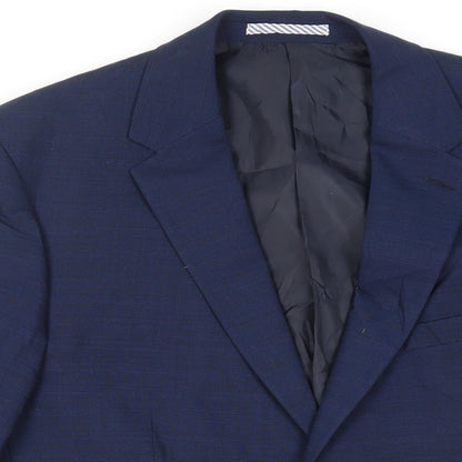 Mens UK Size 40 Marks and Spencer Regular Blue Suit Jacket