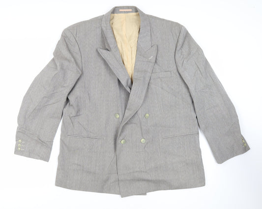 Mens UK Size 48 Hugo James Regular Grey Suit Jacket