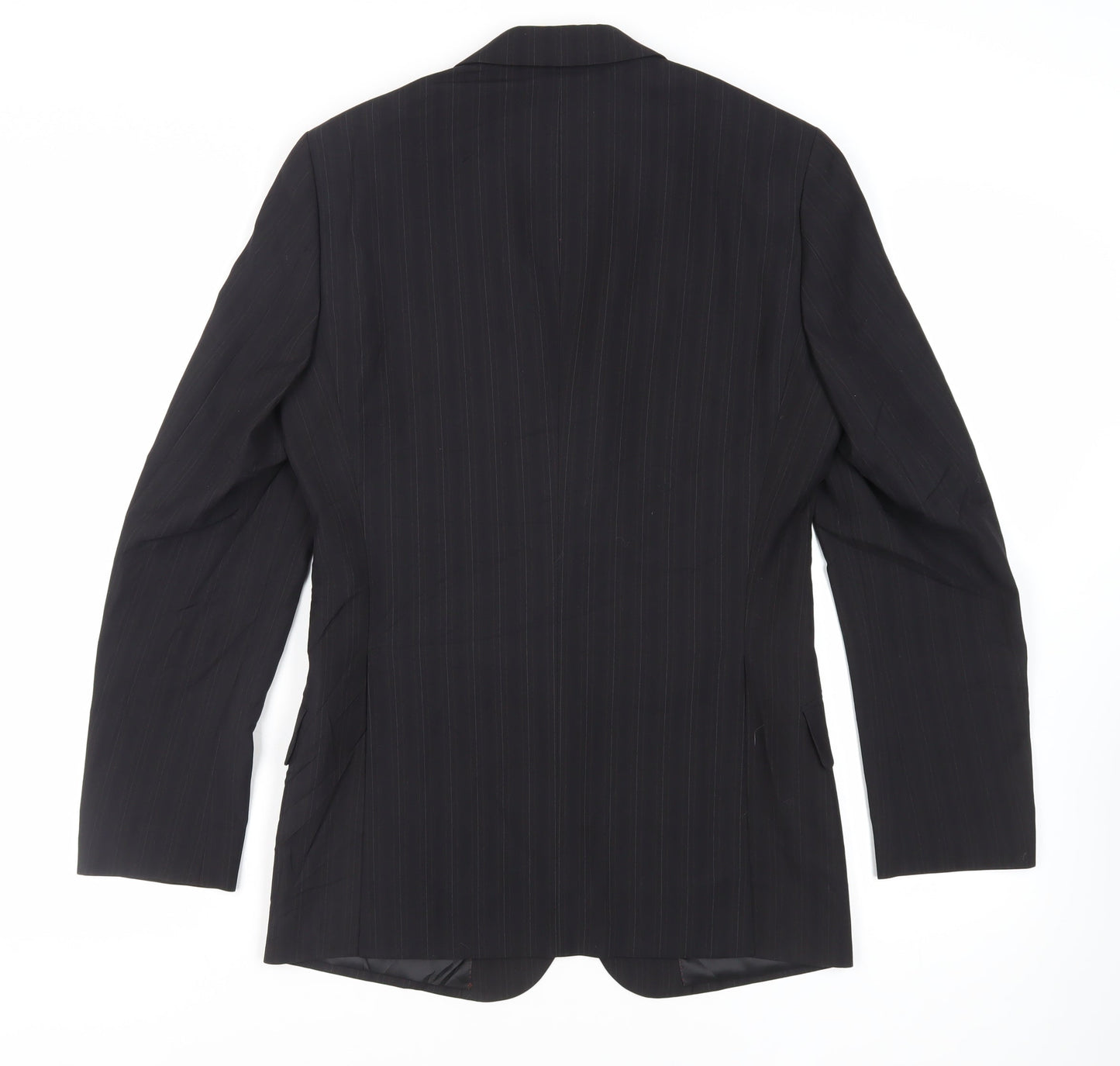 Mens UK Size 36 Topman Regular Black Suit Jacket
