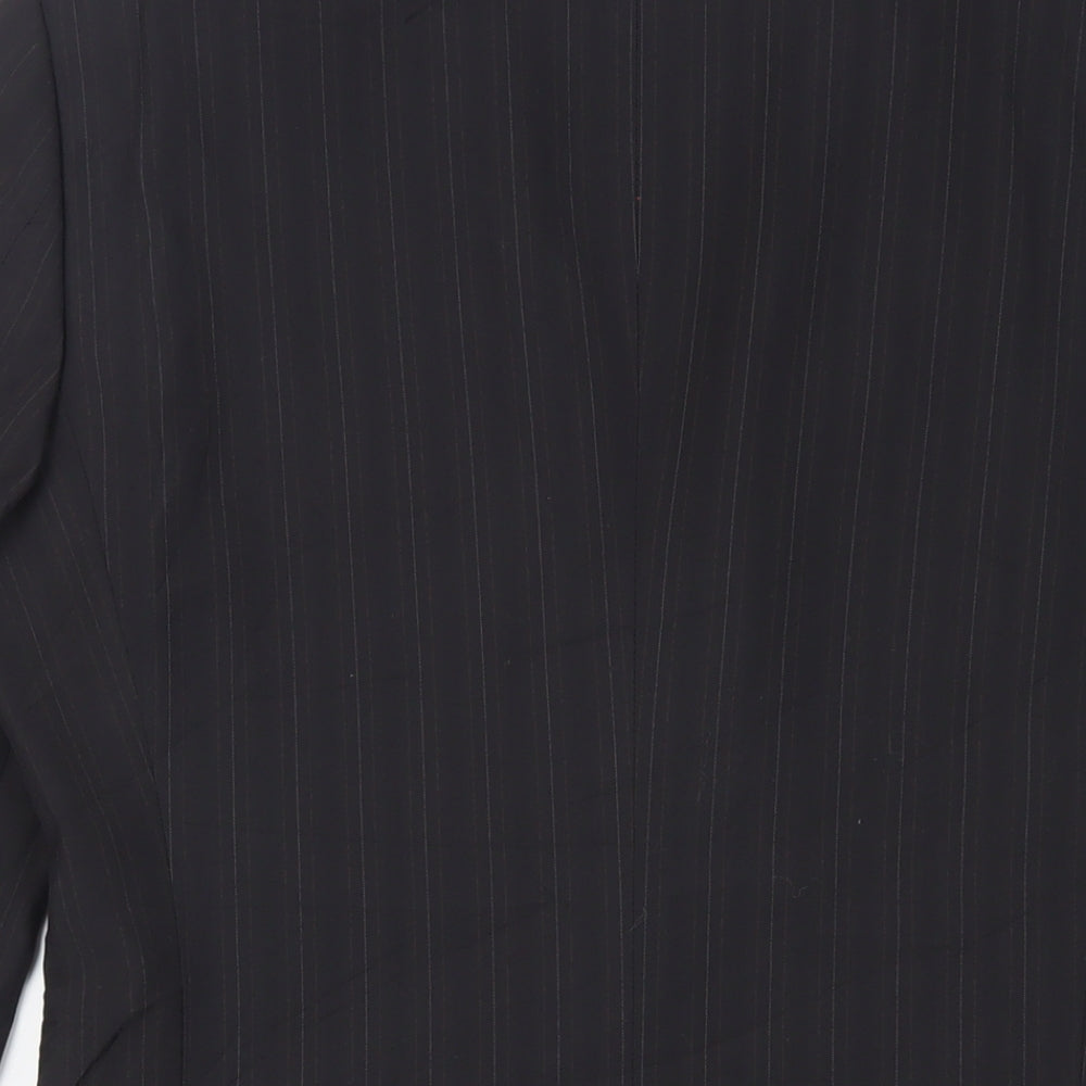 Mens UK Size 36 Topman Regular Black Suit Jacket