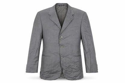 Pal Zileri Mens Grey Wool Jacket Suit Jacket Size 42 Regular