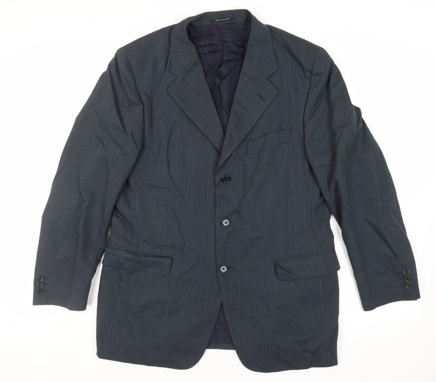 Mens UK Size 42 House of Fraser Regular Blue Suit Jacket