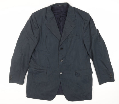Mens UK Size 42 House of Fraser Regular Blue Suit Jacket
