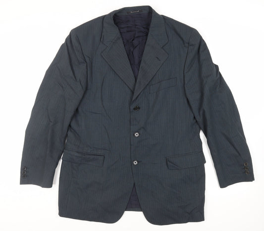 Mens UK Size 42 House of Fraser Regular Blue Suit Jacket