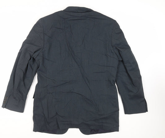 Mens UK Size 42 House of Fraser Regular Blue Suit Jacket