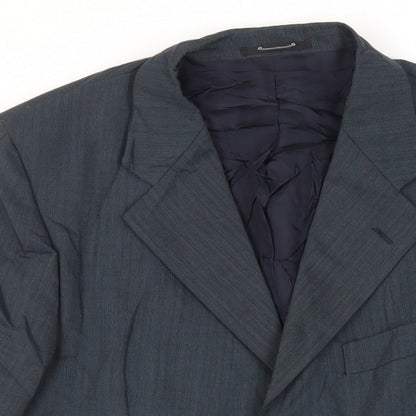 Mens UK Size 42 House of Fraser Regular Blue Suit Jacket