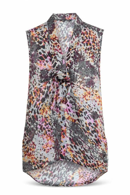 Womens UK Size 10 Miss Selfridge Multicoloured Basic Button-Up