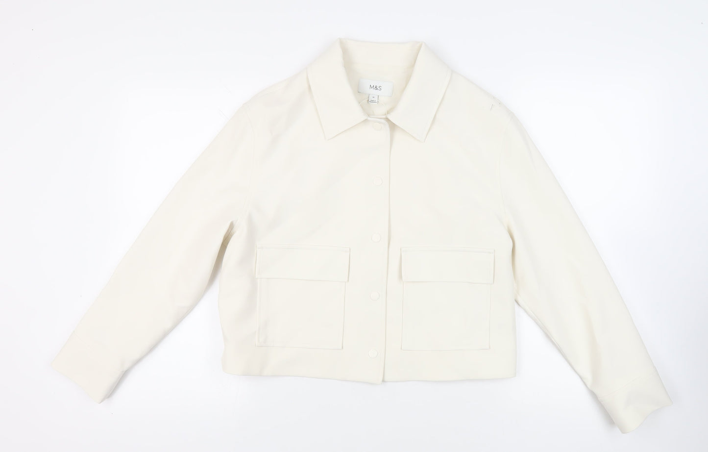 Womens UK Size 14 Marks and Spencer Ivory Jacket