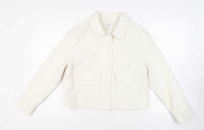 Womens UK Size 14 Marks and Spencer Ivory Jacket
